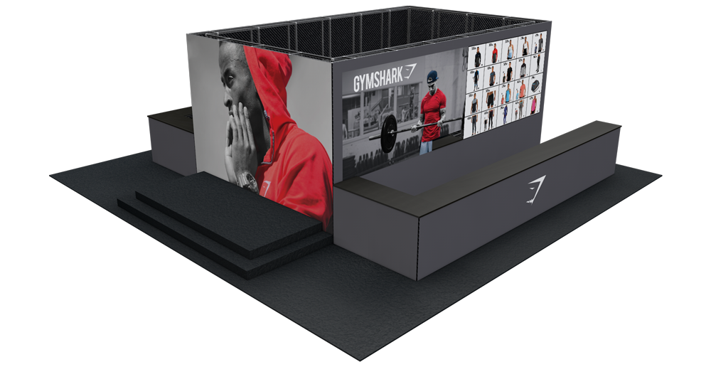 Gymshark Exhibition Stand
